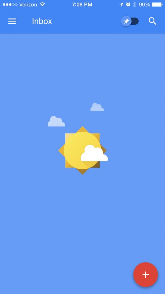 iPhone version of Inbox